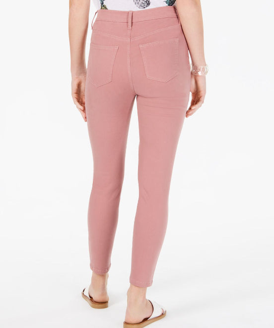 Calça jeans skinny de cintura alta para adolescentes da Celebrity Pink Sienna Tan tamanho 0/24