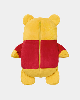 Cubcoats Pooh 2 em 1 Transformador Clássico com Moletom com Zíper e Pelúcia Macia Vermelho Unissex