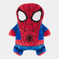 Cubcoats Transformando 2 em 1 Infantil Unissex Marvel's Spider Man 2 em 1 Bicho de Pelúcia com Capuz Vermelho