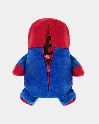 Cubcoats Transformando 2 em 1 Infantil Unissex Marvel's Spider Man 2 em 1 Bicho de Pelúcia com Capuz Vermelho