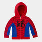 Cubcoats Transformando 2 em 1 Infantil Unissex Marvel's Spider Man 2 em 1 Bicho de Pelúcia com Capuz Vermelho