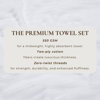 Luxury Cotton Towels - Karina Collection