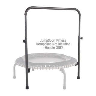 JumpSport 370 Trampolim de Fitness Leve e Resistente para Interiores de 39 Polegadas, Preto