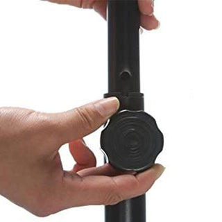 JumpSport 370 Trampolim de Fitness Leve e Resistente para Interiores de 39 Polegadas, Preto