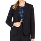 Calvin Klein Blazer Feminino de Botão Único Azul Marinho Tamanho 4