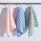 Super Absorbent Striped Coral Fleece Kitchen Cleaning Cloths