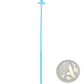 Kitchen Pipe Dredging Hook Smiling Drain Snake 51cm