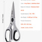Kitchen Scissors Stainless Steel Shears with Sheath