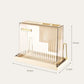 Cream Acrylic Knife Block and Cutlery Storage Rack