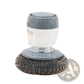 Kitchen Soap Dispensing Palm Brush and Scrubber Set