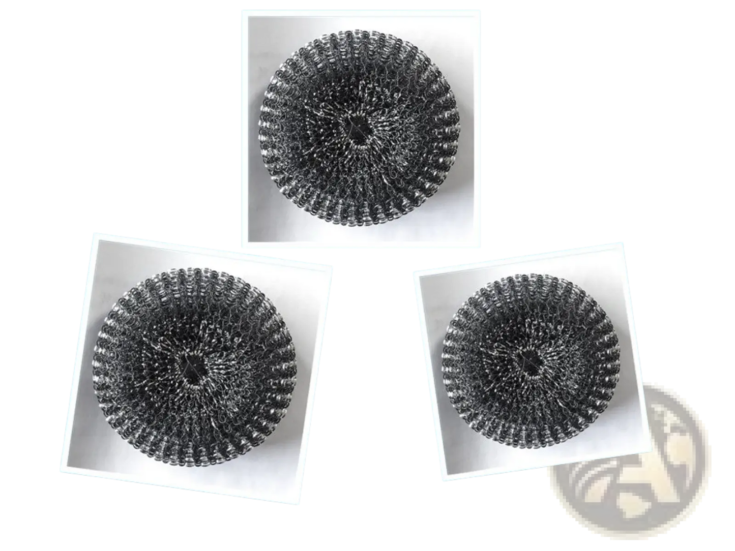 Kitchen Soap Dispensing Palm Brush and Scrubber Set