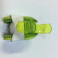 Ergonomic Clear Garlic Press and Mincer with Precision Blades