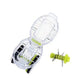 Ergonomic Clear Garlic Press and Mincer with Precision Blades