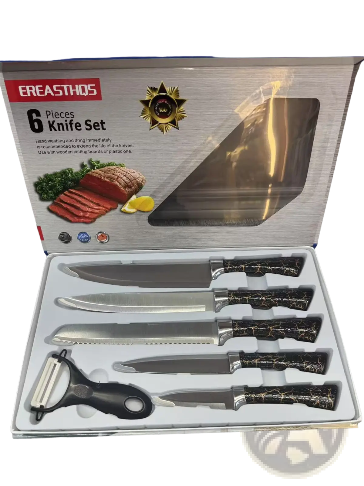 Kitchenware Knife Set with Modern Stainless Steel Blades