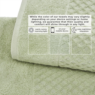 Cotton Diamond Waffle Weave Bath Towel Set - Grayson Collection