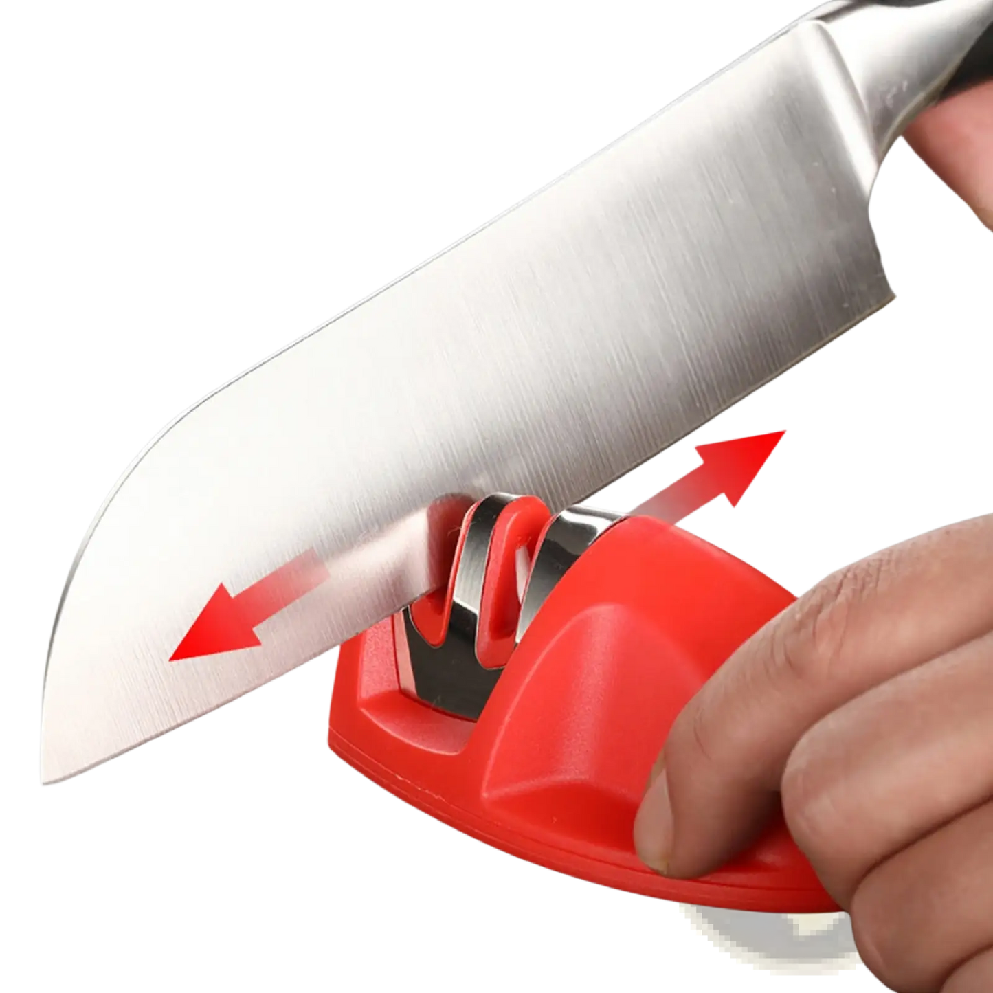 Knife Sharpener Portable 3 Slot Mouse Sharpening Tool