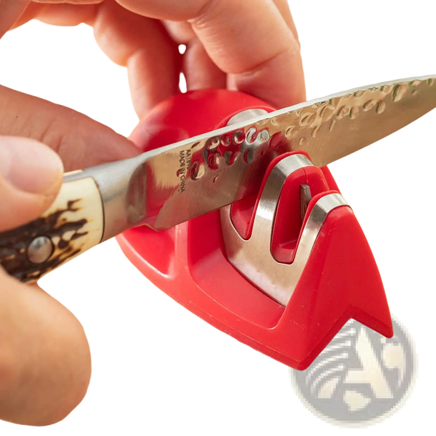 Knife Sharpener Portable 3 Slot Mouse Sharpening Tool