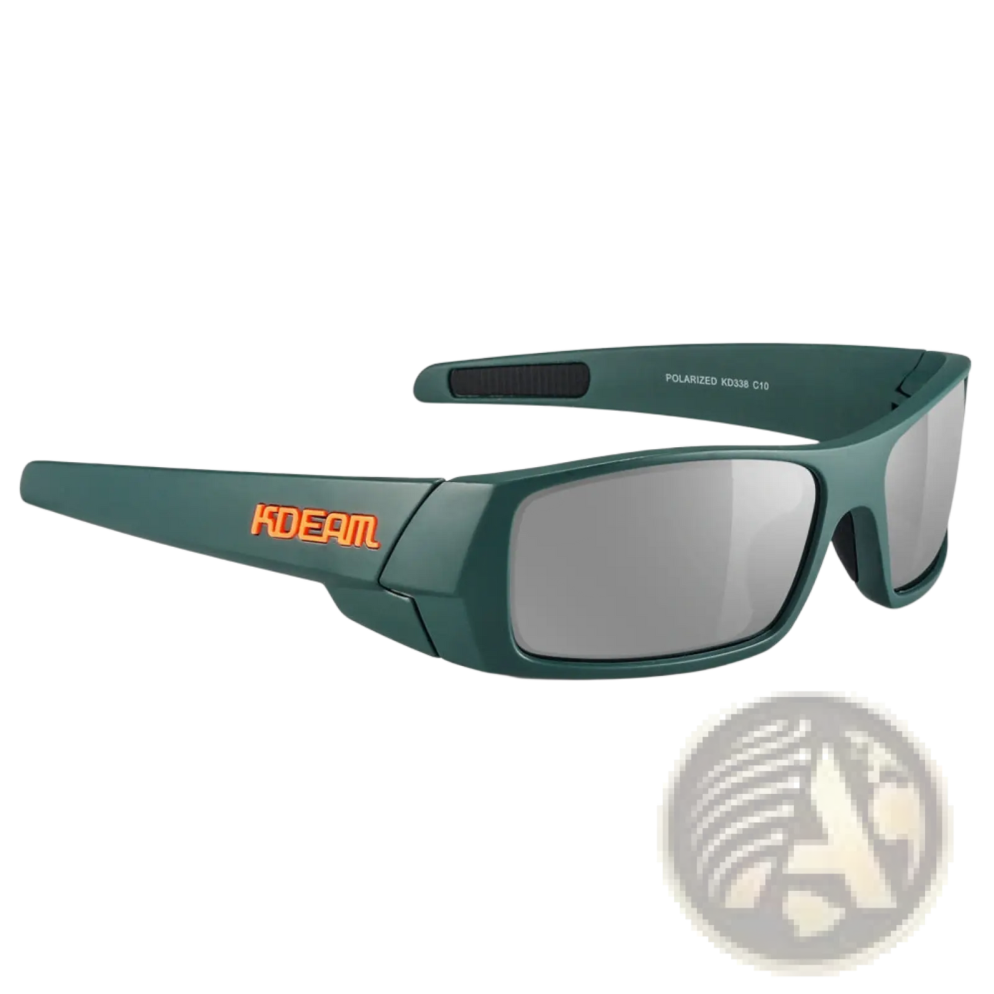Koda Sport Polarized Square Mirror Lens Sunglasses
