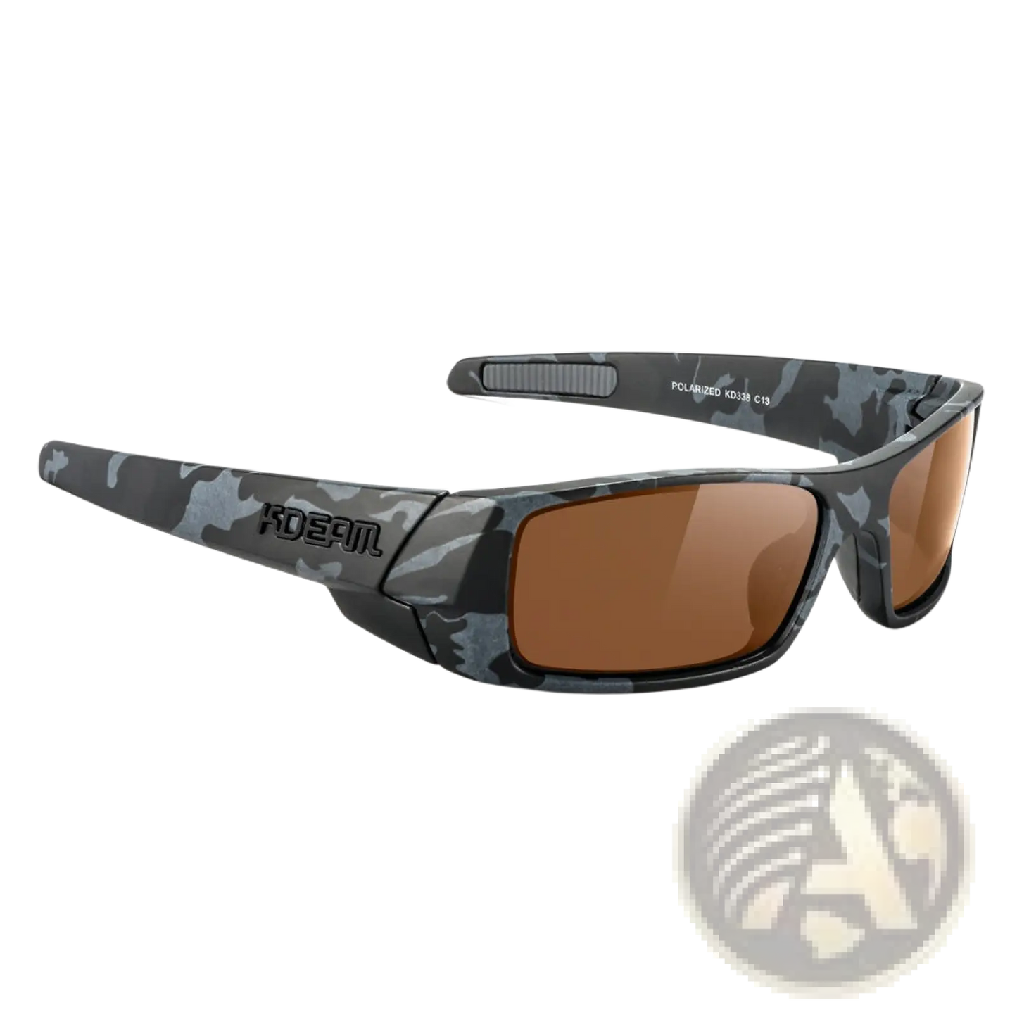 Koda Sport Polarized Square Mirror Lens Sunglasses