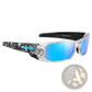 Koda Sport Polarized Square Mirror Lens Sunglasses