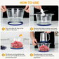 Koios 2l Electric Food Processor with Glass Bowl