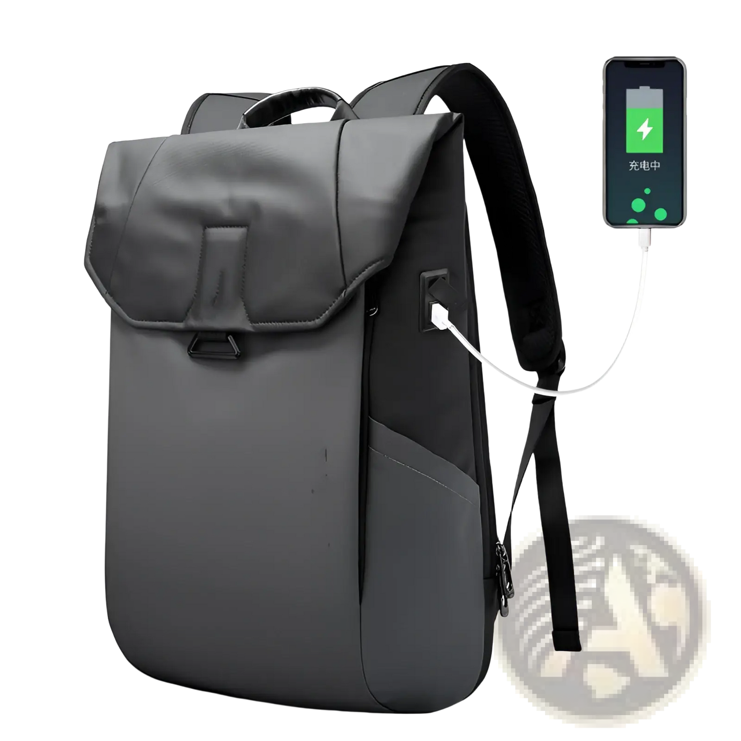 Laptop Backpack Usb Charging Minimalist School Bag