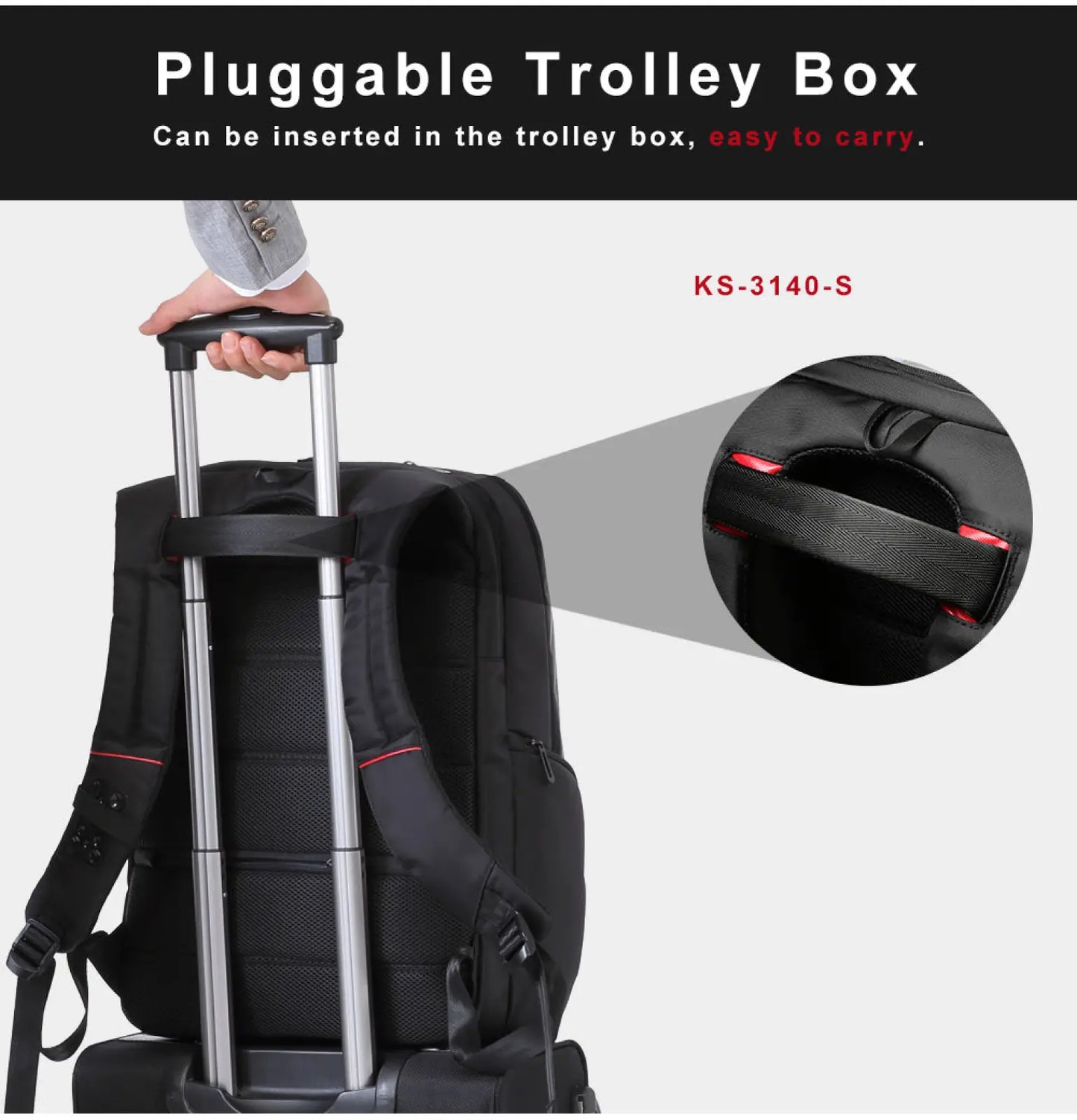 Laptop Backpack Waterproof Usb Charging Business Bag