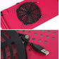 Ergonomic Folding Laptop Desk with Cooling Fan and Mouse Pad
