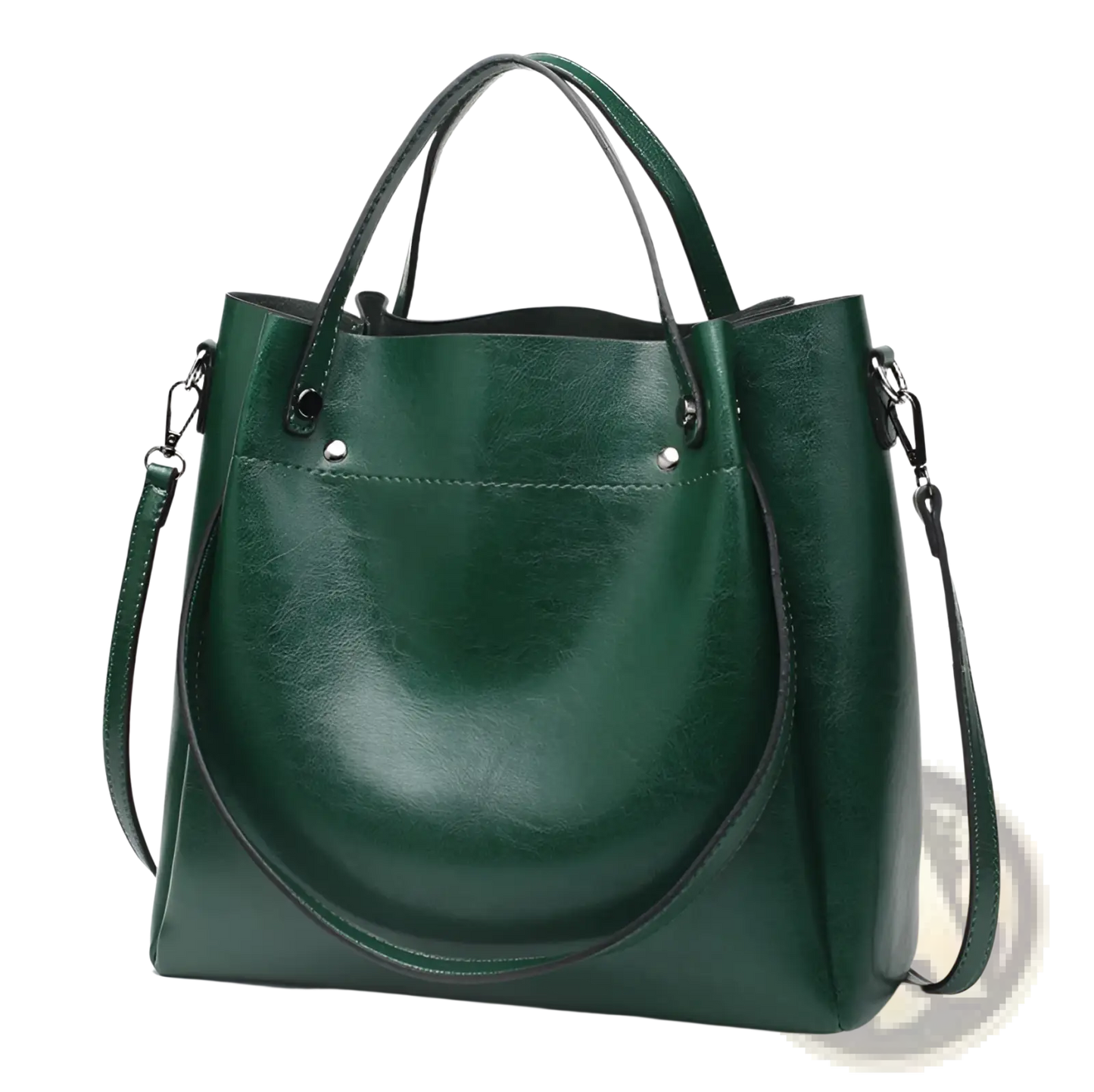 Large Capacity Faux Leather Tote Shoulder Bag