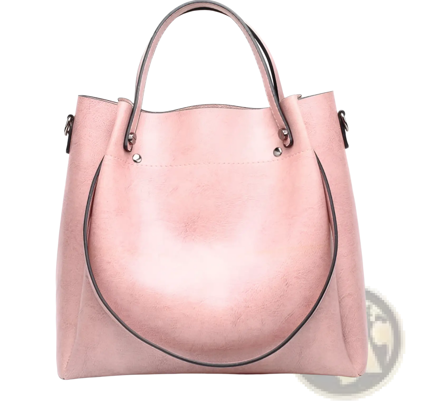 Large Capacity Faux Leather Tote Shoulder Bag