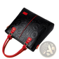 Large Capacity Leather Embossed Shoulder Bag