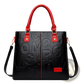 Large Capacity Leather Embossed Shoulder Bag