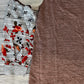 Blusa feminina de malha com estampa floral e manga comprida Frankie &amp; Pop, marrom, tamanho médio
