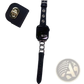 Leather Apple Watch Band with Retro Chain Link