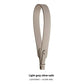 Adjustable Textured Leather Handbag Strap with Gold Clasp