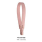 Adjustable Textured Leather Handbag Strap with Gold Clasp