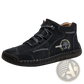 Leather Boots Hand Stitched Vintage High Top Sneakers