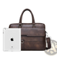 Leather Briefcase Shoulder Bag for Men Premium Pu