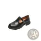 Leather Brogue Mary Jane Shoes for Women Brown Black