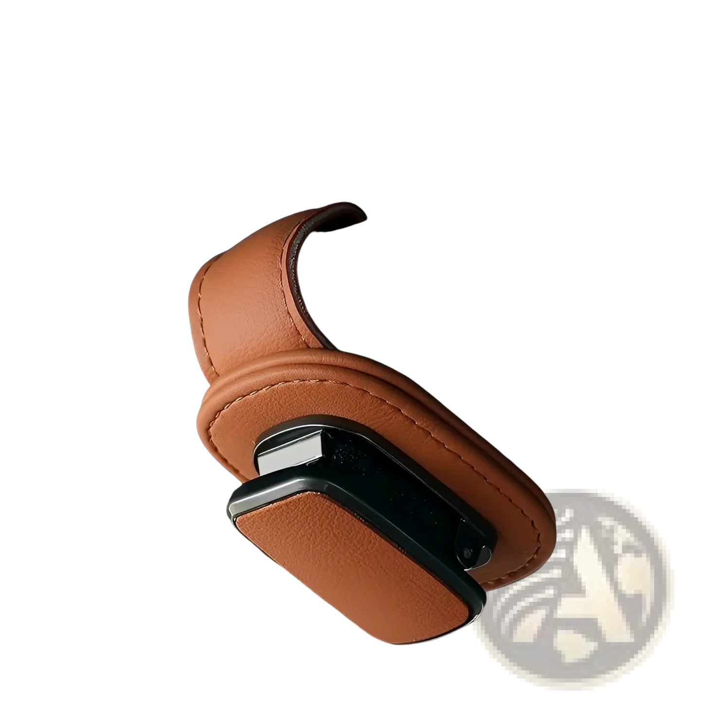 Leather Car Glasses Clip Holder Pu Leather Case