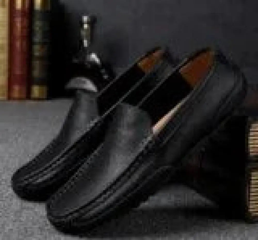Men's Soft Leather Slip on Loafers and Casual Shoes