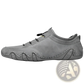 Leather Casual Shoes Suede Slip on Wavy Sole Sneakers