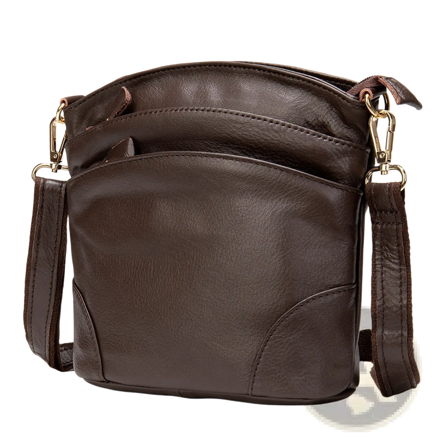 Leather Crossbody Bag Retro Cowhide Shoulder Purse