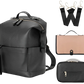 Leather Diaper Bag Backpack Large Capacity Set