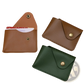 Leather Elephant Bag Charm and Slim Card Holder Set