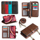 Samsung Galaxy Note Leather Zipper Wallet Case with Strap