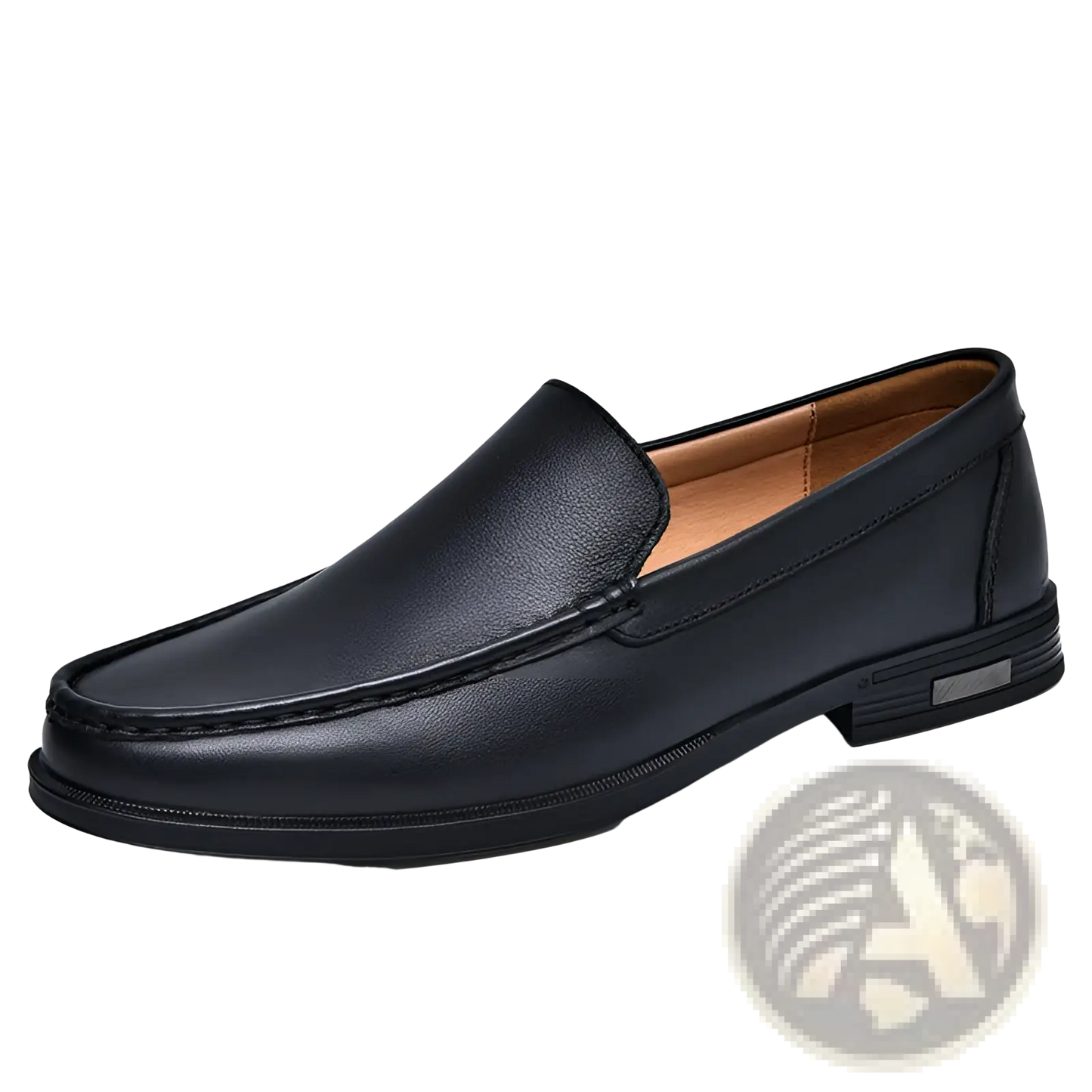 Leather Loafers Breathable Hollow Business Shoes