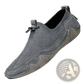 Leather Loafers Breathable Suede Slip on Casual Shoes