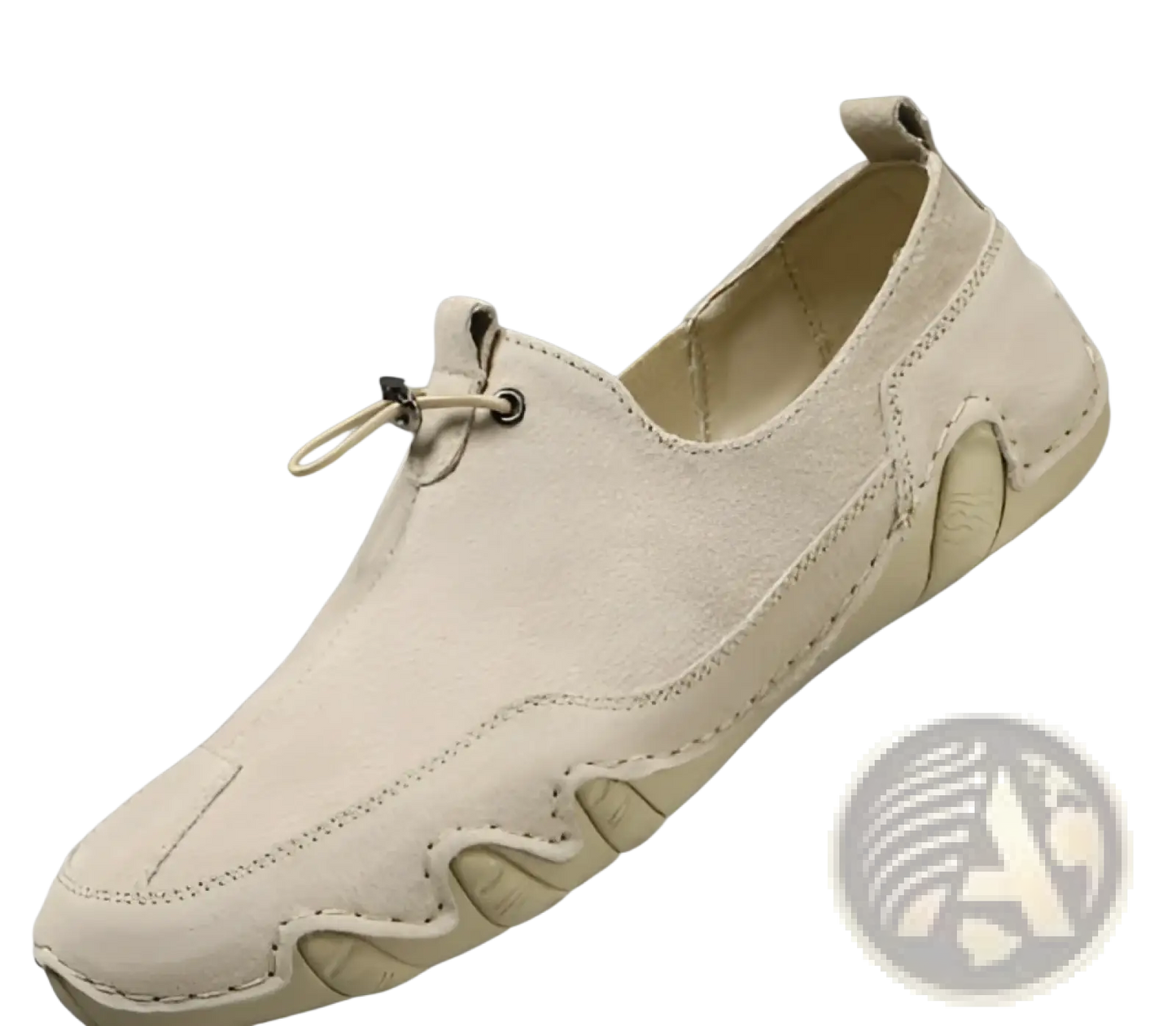 Leather Loafers Breathable Suede Slip on Casual Shoes