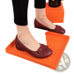 Leather Loafers with Square Toe and Bow Detail